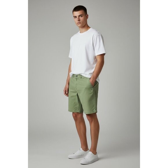 Patagonia Organic Cotton Green Stand Up Shorts Men’s 30, Inseam 7.5” - Picture 1 of 11